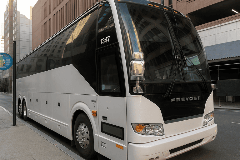 a Charter Bus Rental Owensboro coach bus